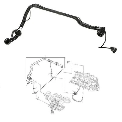 PCV Positive Crankcase Ventilation Hose for CHEVY CRUZE SONIC TRAX ENCORE 1.4L - Image 1 of 4