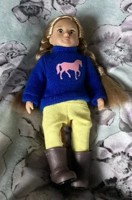 6" MINI OG OUR GENERATION DOLL~MONTANA FAYE~EQUESTRIAN THEME SHIRT, PANTS BOOTS - Image 1 of 3