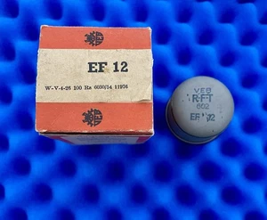 ONE RFT EF-12 Vacuum Tube / Tested ๐ช /Ships FAST From USA / NOS telefunken EF12 - Picture 1 of 4