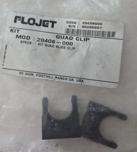 Flojet 20408-000 Quad II Bomba de Agua Silenciosa Quad Piezas de Servicio Bloqueo Clips Laterales - Imagen 1 de 1