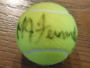 Mary Joe Fernandez US Olympic Gold Tennis Grand Slam signierter signierter signierter Ball COA - Bild 1 von 4