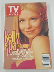 TV Guide magazine KELLY RIPA COVER Regis Live Port Charles Aug 18 2001 issue - Imagen 1 de 3