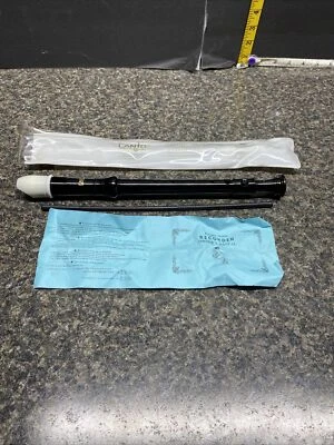 Canto One-Piece Black Soprano Recorder Soprano Baroque Model CRIOI.(Preowned). - Image 1 of 4