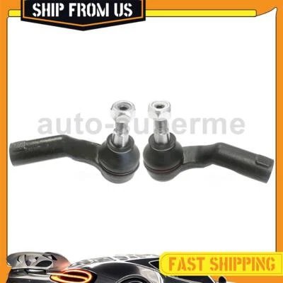 Extremo de barra de amarre de dirección exterior delantera 2x para Volvo C30 2008-2011 2,4 L Foto 1 de 4