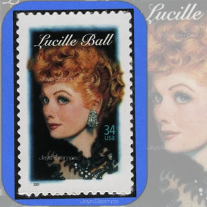2001 LUCILLE BALL 7th Legends of Hollywood Single -MINT-GENUINE- Stamp #3523 - Picture 1 of 2