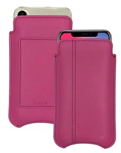 IPHONE 12 Pro Étui Portefeuille Rouge Cuir Désinfectantes Lining Tue 99.9% Virus - Photo 1 sur 7