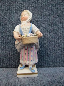Meissen porcelain Gseries, G2, Girl returns from harvesting grapes, 19th century - Picture 1 of 9