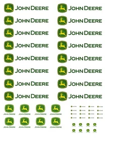 HO Scale Truck / Trailer Decals.  " JohnDeere " - Picture 1 of 1