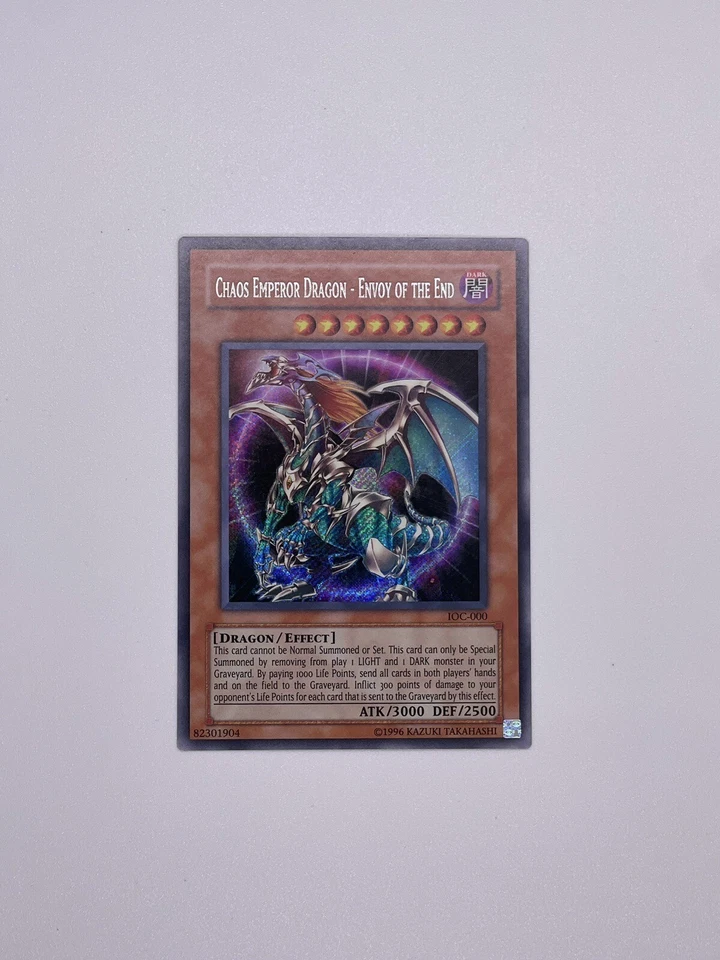 YUGIOH - Chaos Emperor Dragon - Envoy Of The End - IOC-000 - Secret Rare - M/NM - image 1 of 2
