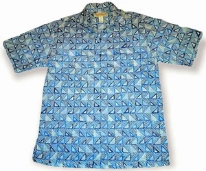 Vtg TORI RICHARD Honolulu Cotton Lawn Hawaiian S/S Shirt (Men's S) EUC USA - Picture 1 of 4