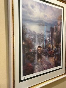 Thomas Kinkade paintings San Francisco, Framed
