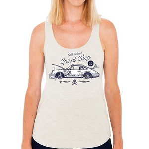 Top sin mangas GP Crew 001 - Old School Speed Shop para mujer American Apparel - Imagen 1 de 2