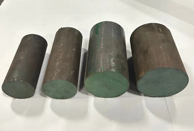 Barra de acero de aleación pre dura tratada térmicamente de 3-1/2" de diámetro X 12" 4140 HR Foto 1 de 3