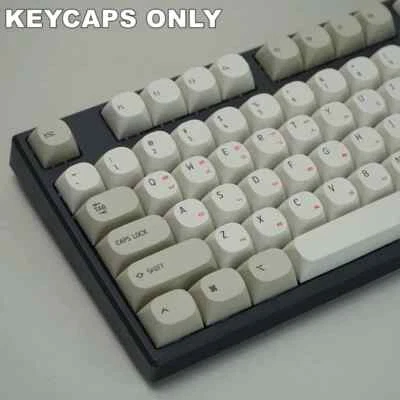 131 Keys Retro Keycaps for Mx Cherry Gateron Switch Mechanical Keyboard Kit New - Image 1 of 4