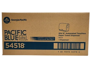 Mini dispensador de toallas de papel Georgia Pacific Professional 54518 - negro nuevo - Imagen 1 de 4
