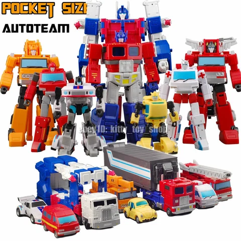 Kids Toy MFT Pocket Size Small Scale Vehicle Car Robot Figures Commander Team Cover
