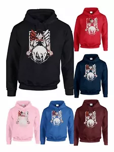 Lustiger Ghost Attack on Titan Manga Anime Weihnachten Weihnachten Geschenk Junge Mädchen Erwachsene Kapuzenpullover - Bild 1 von 14