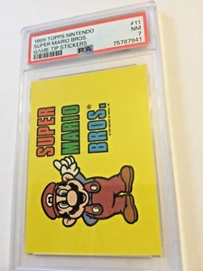 Super Mario Bros. PSA 7 #11 1989 Topps Nintendo Game Tip Sticker - Bild 1 von 5