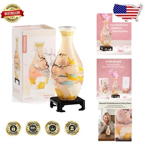 Elegant 3D Flower Vase Puzzle - Perfect for Creative Home Decor Enthusiasts - Picture 1 of 11