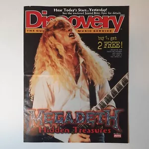 Discovery BMG Music Service Catalog Megadeth Hidden Treasures Heavy Metal - Foto 1 di 1