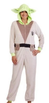 Star Wars Yoda Disfraz Pijama Unión 1 Pieza Pijamas Pequeño S 4/6 Con Capucha Nuevo Envío Rápido Foto 1 de 2