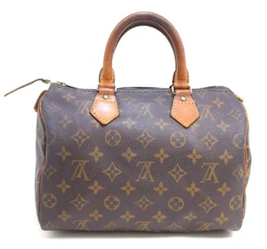 Auth Louis Vuitton Speedy 25 Hand Bag Monogram Canvas M41528 LV 52082 - Picture 1 of 23