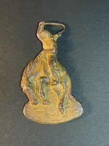 Arizona Copper Bucking Bronco Watch Fob  - Picture 1 of 8