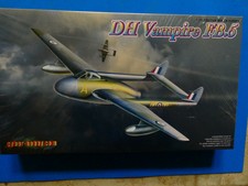 1/72 SCALE DH VAMPIRE FB.5 DRAGON MODELS #5085 New - Factory Sealed Box
