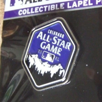2021 AS All-Star Game logo pin Rocky Mountains Colorado Rockies at Coors Field - Image 1 of 4