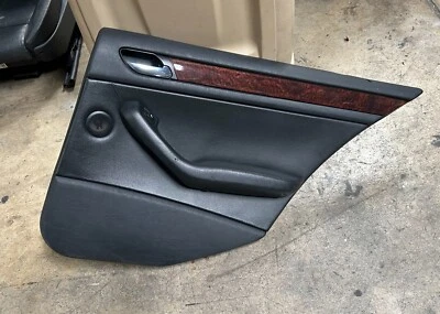 BMW E46 330i 325i 323i PASSENGER REAR DOOR CARD PANEL 8232630 - Image 1 of 3