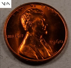 Centavo Lincoln Memorial 1960 SD - gema BU (rojo) --- fecha pequeña - Imagen 1 de 3