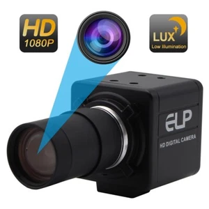 1080P USB Webcam H.264 Sony IMX322 Camera w/ USB 5-50mm Varifocal Lens Low Light - Picture 1 of 7