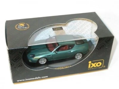 IXO 1/43 Aston Martin DB7 Zagato 2003 Model Car British Racing Green - Image 1 of 4
