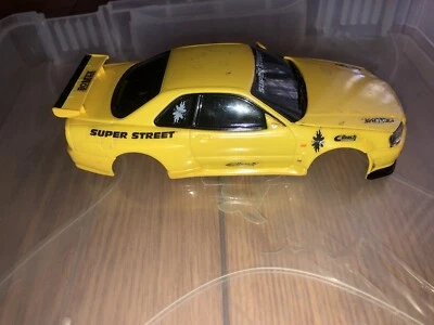 SUPER STREET XMODS  Nissan Skyline RC REMOTE CONTROL CAR W/Case and Xtra Parts - Image 1 of 4