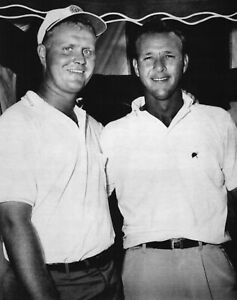 Jack Nicklaus & Arnold Palmer back in the 1960's 8 x 10 Photo.