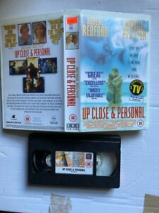 Up close and personal Robert Redford  / Pfeiffer VHS Video BIG CASE Ex rental