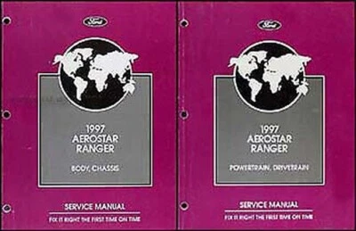 Manuale Di Riparazione Originale OEM Ford Aerostar Ranger 2 Volumi - Immagine 1 di 3