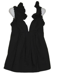 Womens size 8 black maternity dress top made by CITI - Picture 1 of 4