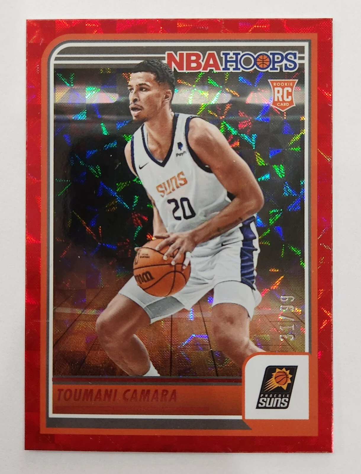 2023-24 NBA Hoops Toumani Camara #231 Asia Tmall Red Hyper /99 RC Rookie Suns