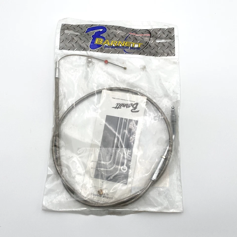 Barnett 306-96SC Stainless Steel Idle Cable 96-03 Harley FXSTS Softail Springer - Image 1 of 4