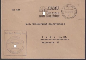 Frei d. Ablösung, Stuttgart 26.11.38, MWS WHW - Picture 1 of 2