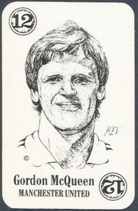 BERTCORD BIG LEAGUE 1982- #12-MANCHESTER UNITED-GORDON McQUEEN