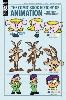 Cómic Historia de la Animación #3 2021 Dunlavey Cubierta B IDW H08 Foto 1 de 2