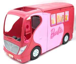 Barbie Sisters Go Camping Wohnmobil Wohnmobil Fahrzeug Bus Pop Up Hängematte Pool Küche - Bild 1 von 6