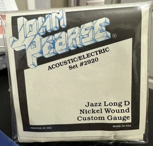 Cuerdas para guitarra eléctrica/acústica John Pearse 2920 Jazz Long D - Imagen 1 de 2