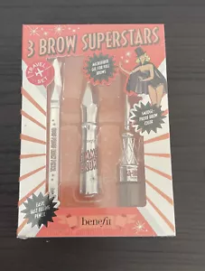 Benefit 3 Brow Superstars Eyebrow Pencil Giftset Gimme Brow Ka Brow Goof Proof  - Picture 1 of 5