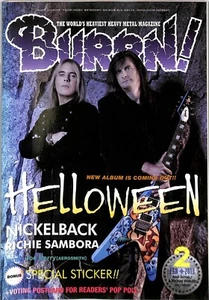 Burrn! Magazine Issue #2 February 2013 Helloween Cover Heavy Metal Japan - Picture 1 of 2