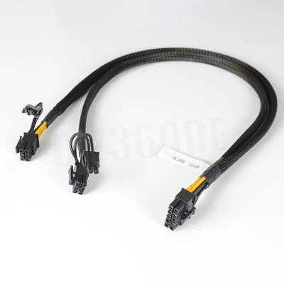 HP DL380 G9 Server GPU Video Card Power Cable 10pin to PCI-E Dual 8pin(6+2) Cord - Bild 1 von 4
