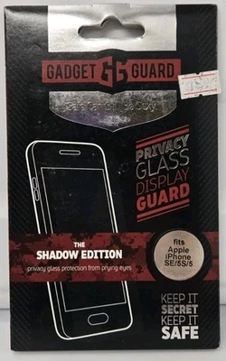 iPhone SE/5S/5 Privacy Screen Protector Tempered Glass Gadget Guard NEW - Image 1 of 3