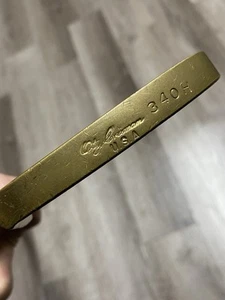 VINTAGE Otey Crisman 340H Hickory Wood Shaft Putter Original Grip 35 Inch - Picture 1 of 8